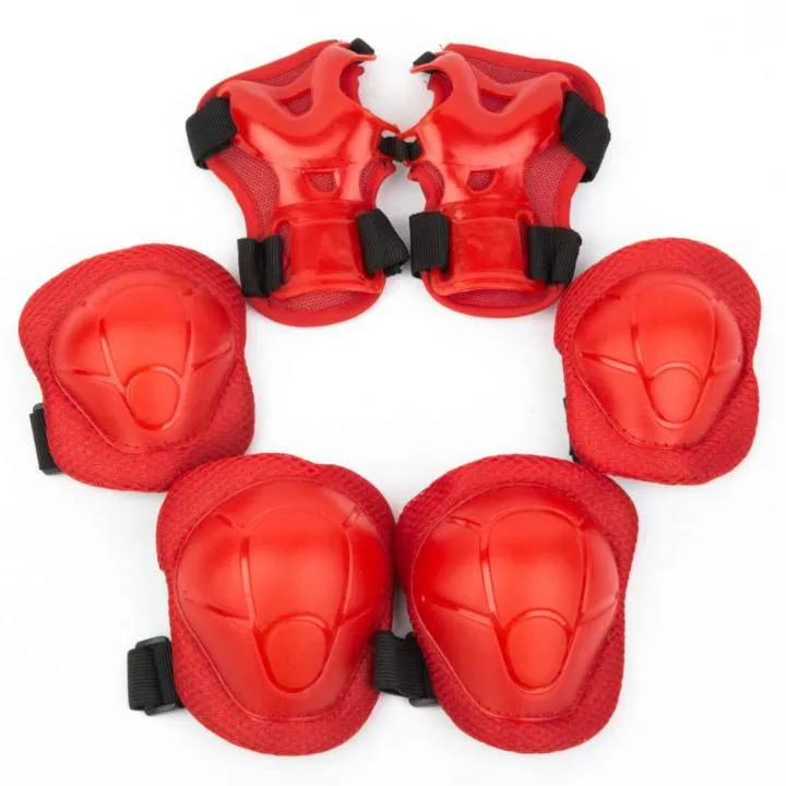 Комплект защиты детский MotoLand (Мотолэнд) HE05044 (M) красный