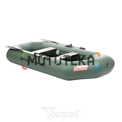 Лодка ПВХ Тонар Шкипер А260 НДНД (зеленый)
