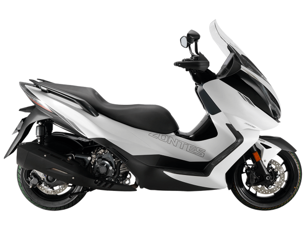 Скутер Zontes (Зонтес) ZT350 - E (ZT1P77MP EFI) 15/14 белый с ПТС | Мототека