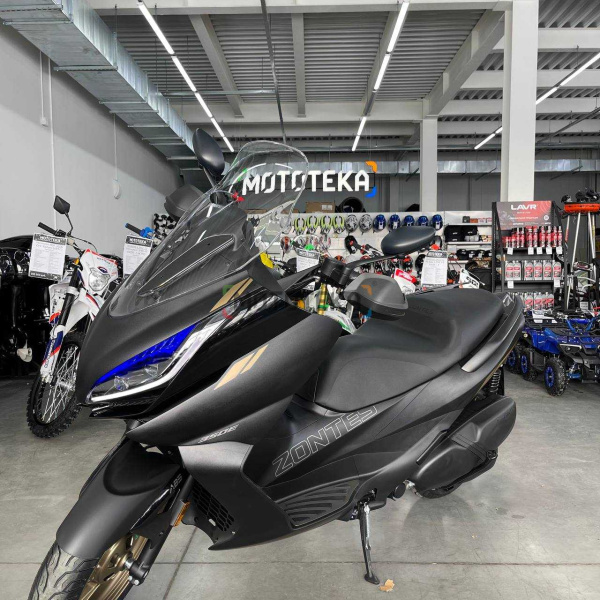 Скутер Zontes (Зонтес) ZT350 - E (ZT1P77MP EFI) 15/14 чёрный с ПТС | Мототека