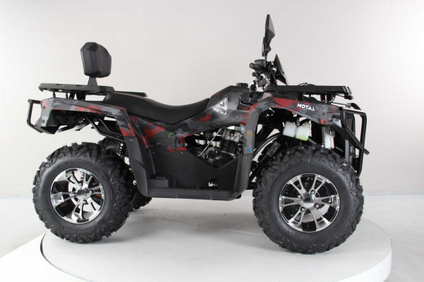 Квадроцикл Motax (Мотакс) Grizlik 300 красный камуфляж (машинокомплект) | Мототека